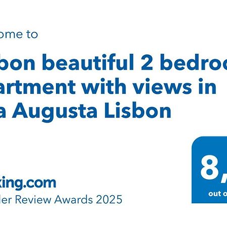 Lisbon Beautiful 2 Bedroom Apartment With Views In Rua Augusta Lisabona Exterior foto
