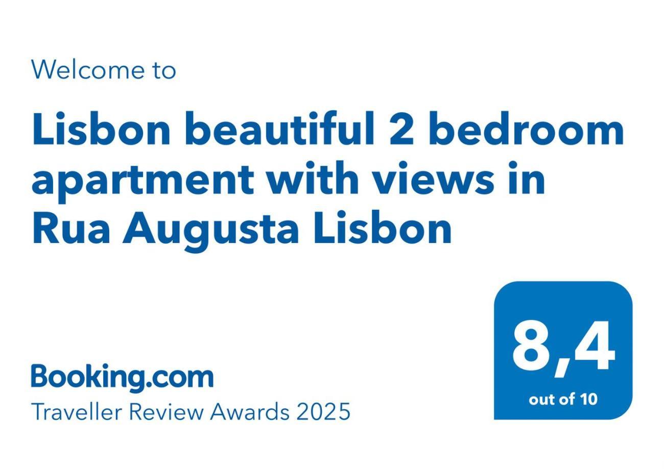Lisbon Beautiful 2 Bedroom Apartment With Views In Rua Augusta Lisabona Exterior foto